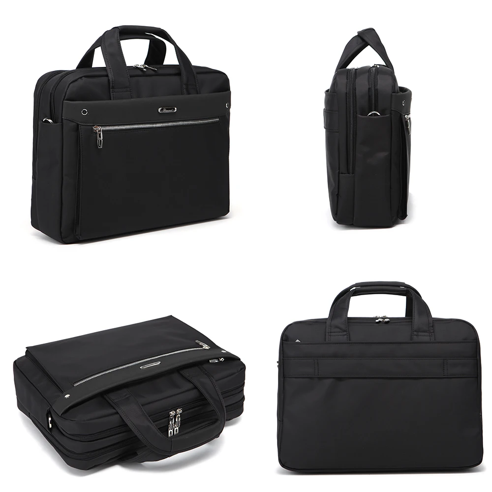 Fashion Large Capacity Men Single Shoulder Office Bags For Business Men's Briefcase Brand 15 16 17 Inch Male Laptop Mens Bag