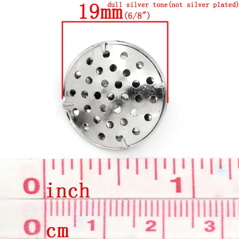 Броши фурнитура Круглый Серебряный цвет 19 мм диаметр 20 шт (B24663)|jewelry marks|jewelry