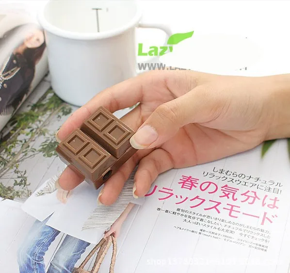 

3pc Chocolate w17 Gift Creative Cute Pencil Sharpener Cutter