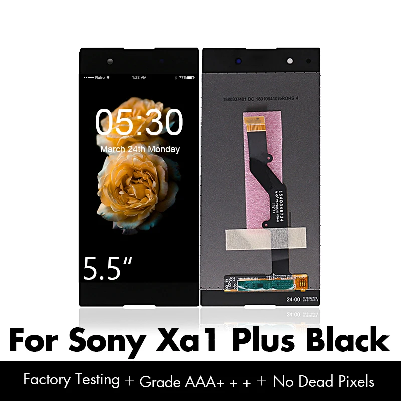 10 шт./лот ЖК экран для Sony Xperia XA1 Plus G3412 G3416 G3426 G3421 сенсорный дигитайзер бесплатная
