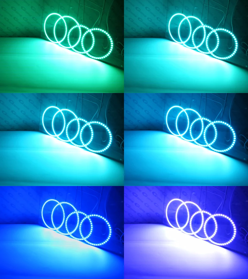  For FIAT PUNTO Mk2 2B 2003 2004 2005 2006 headlight RF Bluetooth Controller Multi-Color Ultra brigh - 32817737649