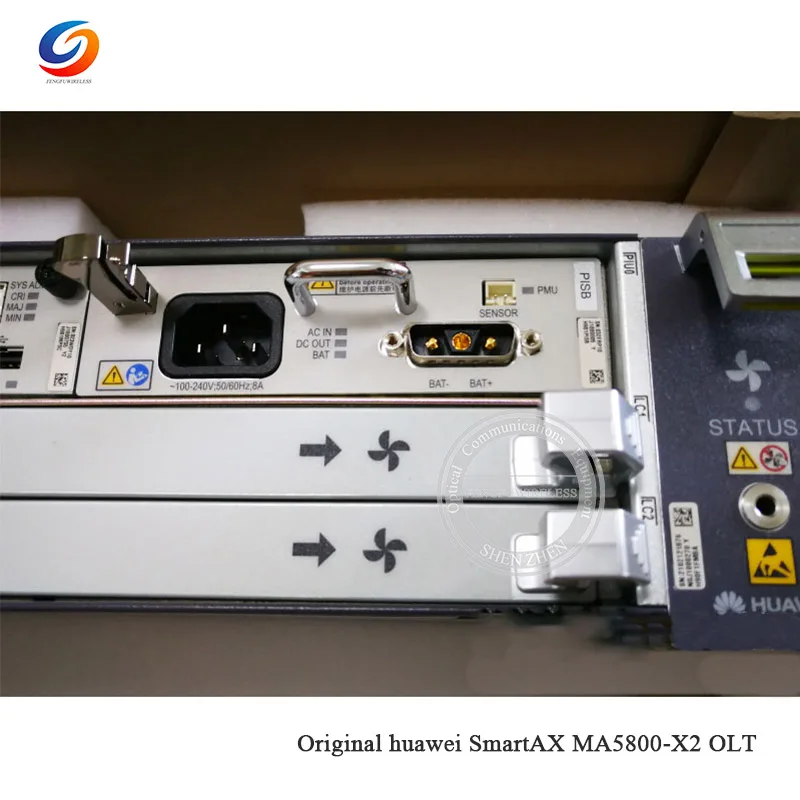 Лучшая цена HW SmartAX MA5800-X2 10GE FTTH GPON OLT 40 Гбит/с-емкость с 1* MPSC+ 1* PISC DC мощность