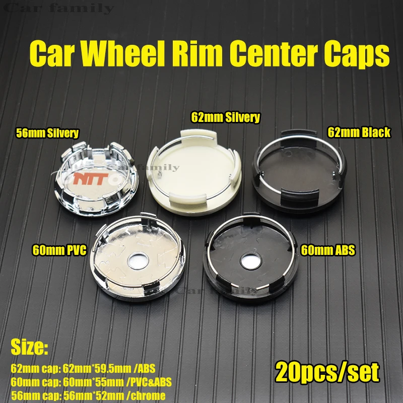 

20X 56mm 60mm 62mm Auto Car Wheel Hub Center Caps Car Rims Wheel Covers For toyota Carolla Camry Reiz Sienna prius Land Cruiser