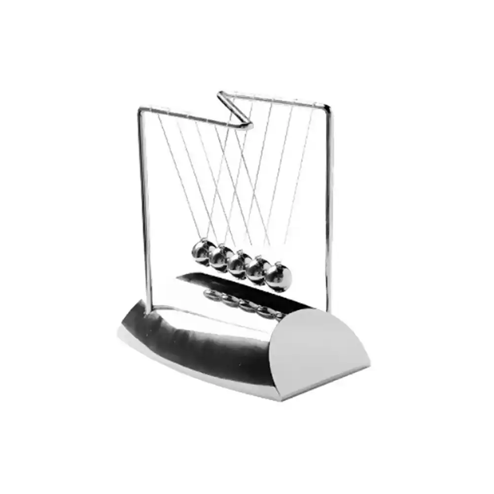 Educational Newtons Cradle Art Balance Ball Physics Z Shape Newton