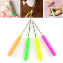 FASOTY торт украшения Иглы цвет Awl пластиковая бумага цветок завивки края Роза гофрированная бумага Цветок чистая цветок делая инструмент