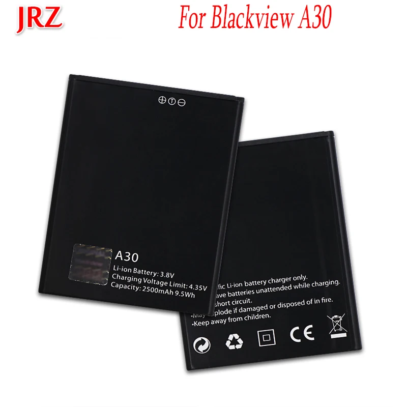 JRZ LOT = 10 шт. 3 8 В 2500 мАч аккумулятор для телефона Blackview A30 высококачественные
