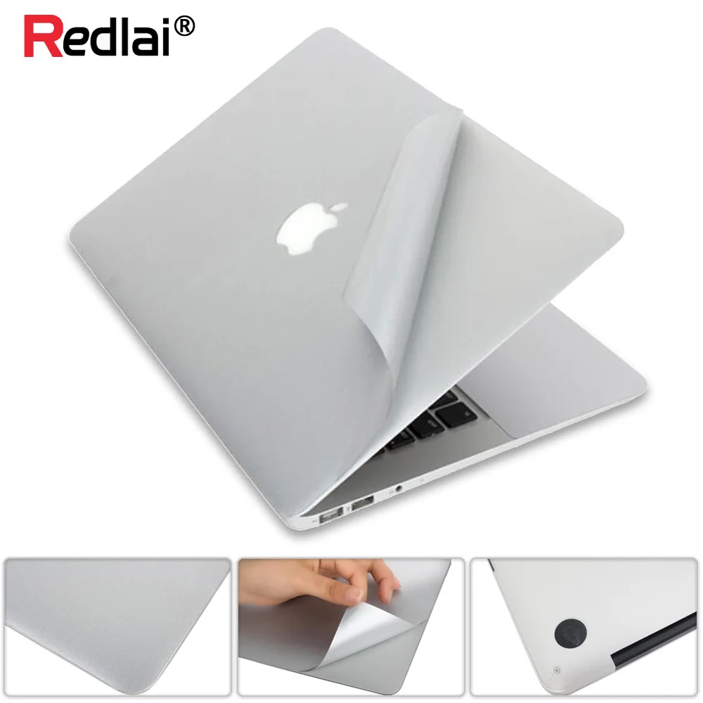 Baratos Etiqueta engomada del ordenador portátil para MacBook Pro de 13 pulgadas 2019 A2159 superior y parte inferior de la cubierta de la piel del aire 13 pulgadas A1932 Retin Pro 13 15