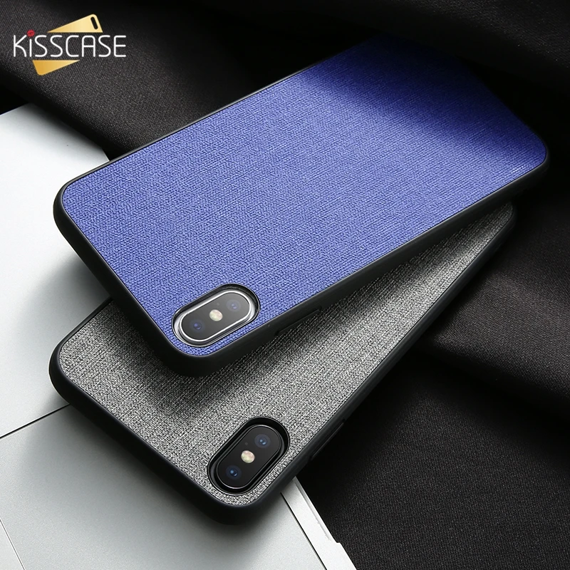 KISSCASE Fabric Phone Case For Xiaomi RedmiNote 5 6 Pro 6A Concise Cases Mi 8 Pocophone F1 A1 A2 lite Max 3 Fundas |