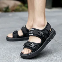 Loveontop/ г. Летние мужские модные пляжные сандалии повседневные мужские сандалии на резиновой подошве Большие размеры 38-46