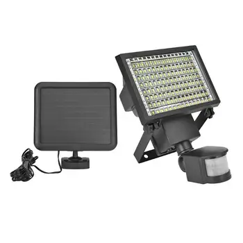 

120 LED Solar Light Wall-mounted LED Solar Light Outdoor Solar Spotlight with PIR-sensor Motion Detector