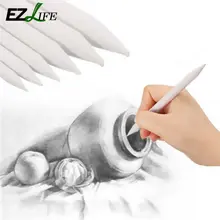 6 шт. инструмент для смешивания пятен тортильон пень эскиз искусство рисовая бумага дворник эскиз бумажная ручка эскиз размазывание кисть