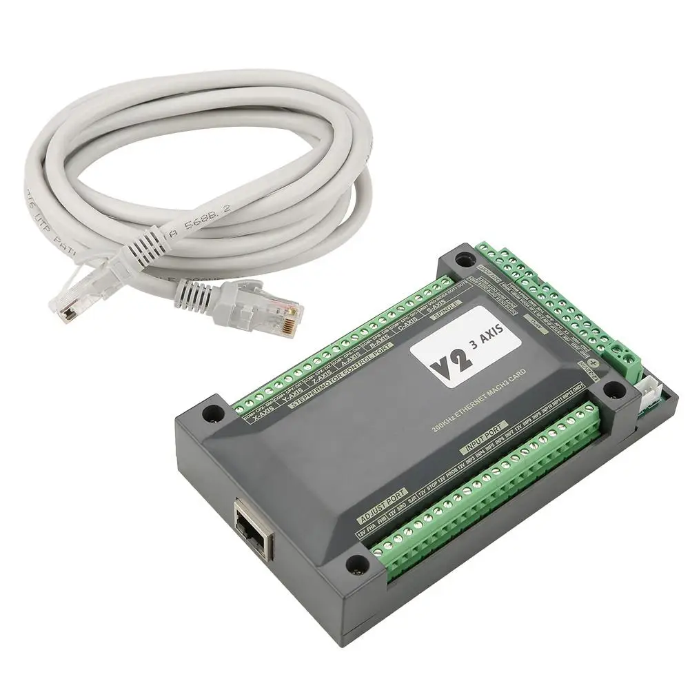 Новый 3 осевой NVEM ЧПУ контроллер Ethernet MACH3 карта контроля движения для шагового