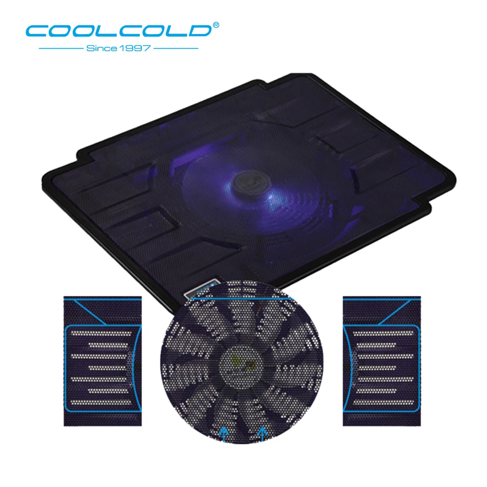 COOLCOLD легкая охлаждающая подставка для ноутбука тонкие вентиляторы USB супер