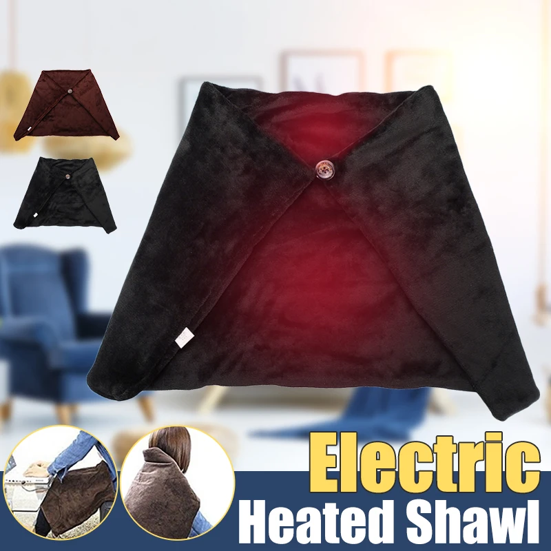 

New 4W 45x80cm Car Home Electric Warming Heating Blanket Pad Shoulder Neck Mobile Heating Shawl USB Soft Winter Warm Health Care