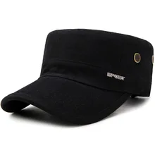 Новинка, высокое качество, Повседневная Военная Кепка для мужчин и женщин, хлопок, плоский берет, Кепка Капитана грузовика, винтажная Черная Спортивная Кепка для мужчин