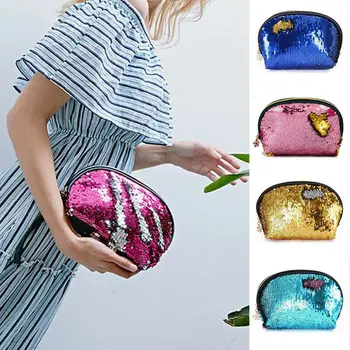 

New Fashion Women's Beading Sequined Handbag Clutch Party Bridal Evening Wallet Bag Hand Coin Purses