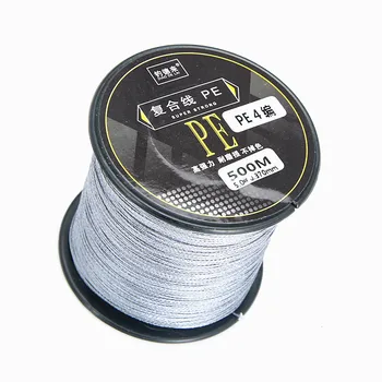 

Super Strong Anti-Bite Fishing PE Braided Line 500M 4 Stands Fishing Line Multifilament Braided Wire Line 5.6-84.7 LB