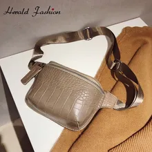 Herald модная женская поясная сумка, Мини Круглая поясная сумка, Стеганая Кожаная поясная сумка, повседневная женская сумка через плечо, дорожная нагрудная сумка