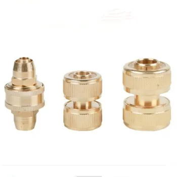 

3/8"1/2"3/4"brass Joiner Repairer Hose Fitting Connector Joiners Repairers Hose End Fittings Watering Accessories Water Gun