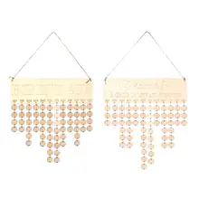 Деревянный DIY календарь на день рождения доска семья специальные даты знак доска для планирования товары для дома