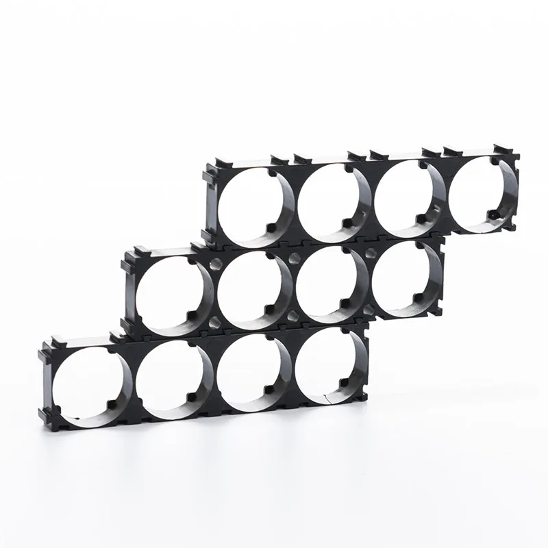 500pcs 3 hole 21700 Battery Cell Holder Safety Spacer Radiating Shell Storage Bracket