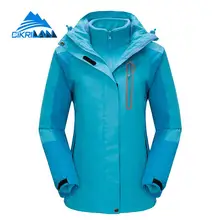 Пеший Туризм Лыжный Спортивная одежда для сноуборда пальто ветрозащитный Водонепроницаемый зимняя куртка Для женщин Кемпинг Chaquetas Mujer флис лайнер