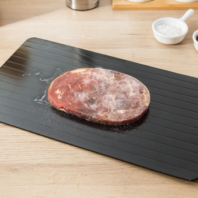 Home defrosting tray No Electricity Chemicals Microwave Fast Defrosting Tray Thaw Frozen Food Meat Fish In Minutes