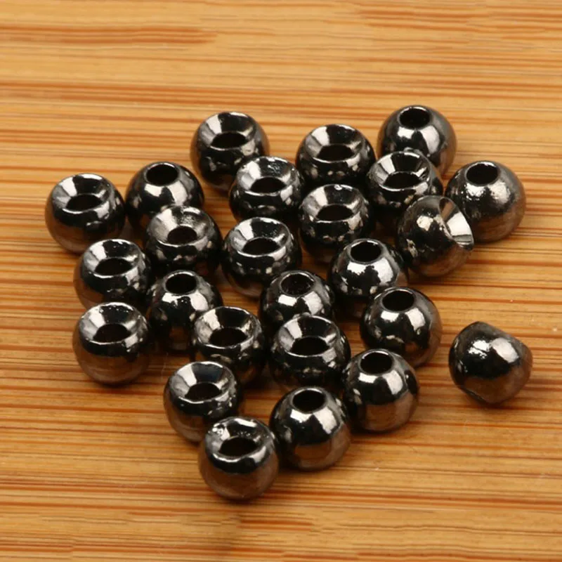 

25pcs/Set Fly Tying Beads Slotted Tungsten Beads Great for Your Fly Tying Needs