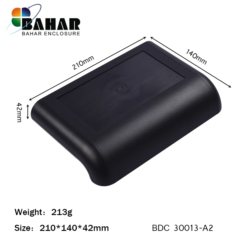 

Desk-top electronics plastic ABS 5 piece enclosure from Bahar Enclosure 210*140*42 mm BDC30013