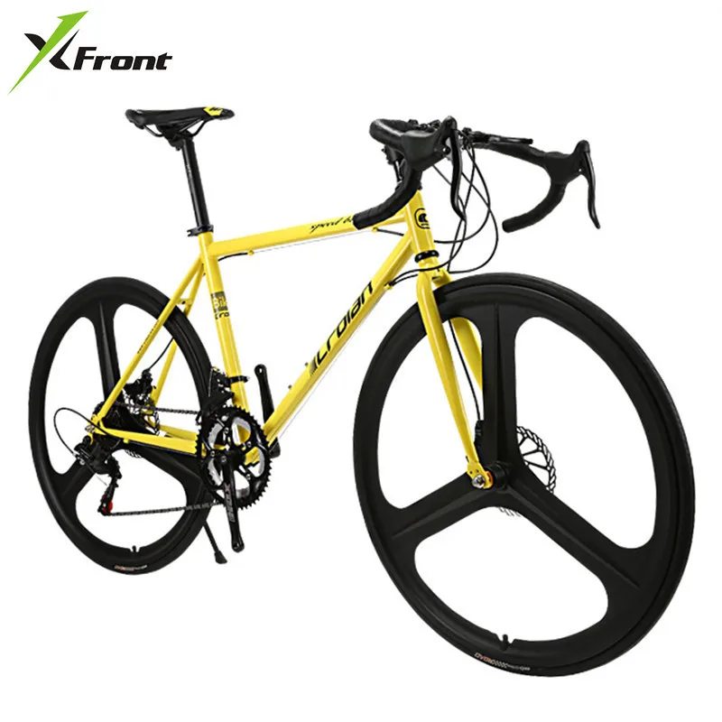 

New Brand Road Bike Carbon Steel Frame 700cc Magnesium Alloy Wheel Shiman0 14 Speed Racing Bicycle Outdoor Sports Bicicleta