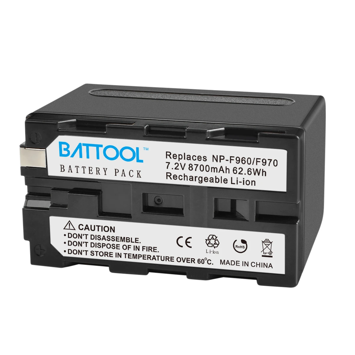 Batcool 2 шт. 8700 мАч Замена для Sony NP F960 F970 батарея NEX FS100U FS700U DCR SC100 TR7000|Перезаряжаемые