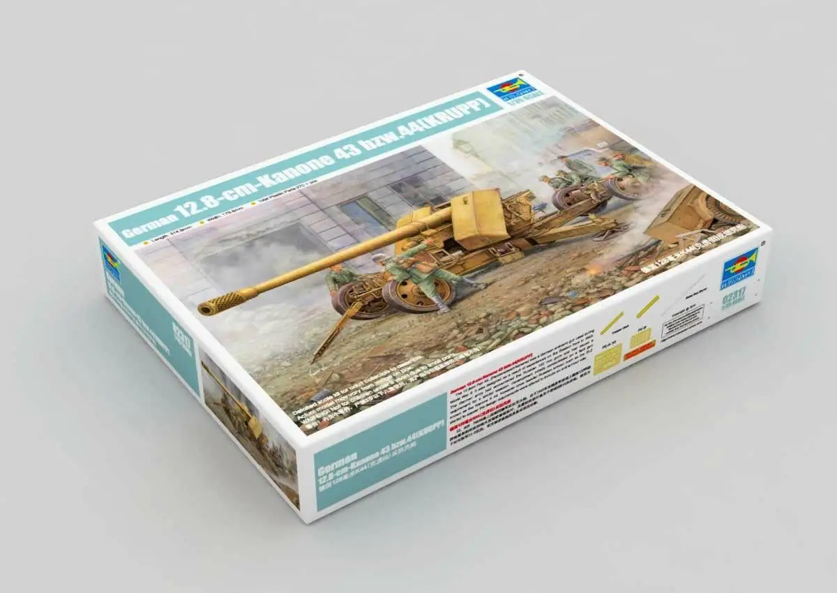 Trumpeter 1/35 02317 немецкий 12 8 см Kanone 43 bzw. 44 | Игрушки и хобби