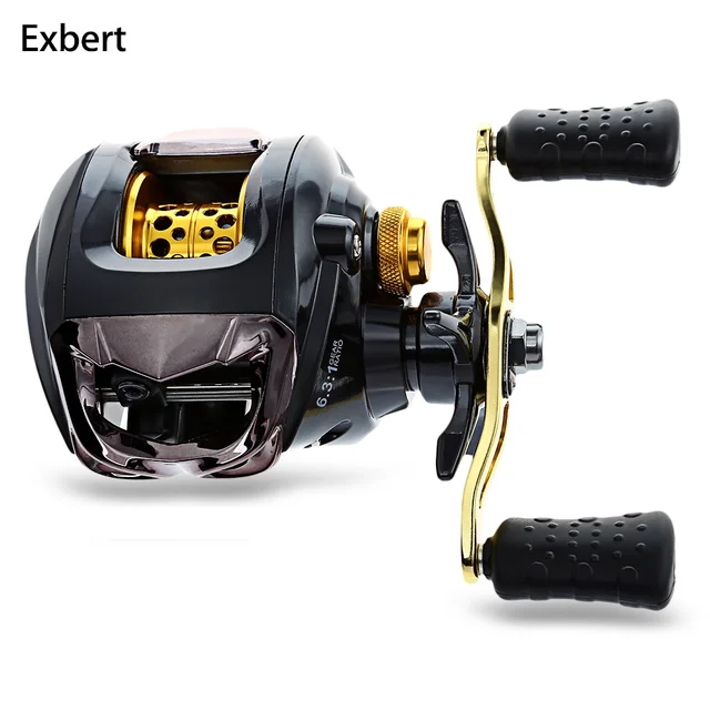 Cheap Exbert 12 + 1 Ball Bearings 6.3:1 Gear Ratio Baitcasting Reel Right / Left Hand Fishing Reel Baitcasting Reel Carretilha Pesca Cheap Exbert 12 + 1 Ball Bearings 6.3:1 Gear Ratio Baitcasting Reel Right / Left Hand Fishing Reel Baitcasting Reel Carretilha Pesca