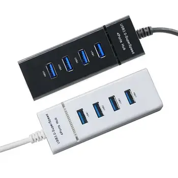 

4 ports High Speed HUBs Hi-Speed 4 Port USB 3.0 External Multi HUB Splitter Expansion For Computer Desktop PC Laptop Adapter