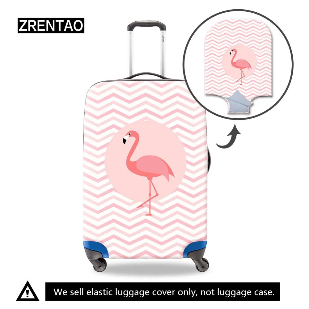 

Fashion Animals Flamingo Printing Trip Holiday Accessories Luggage Case Sets Protective Covers S/M/L/XL Elastic Waterproof Bags