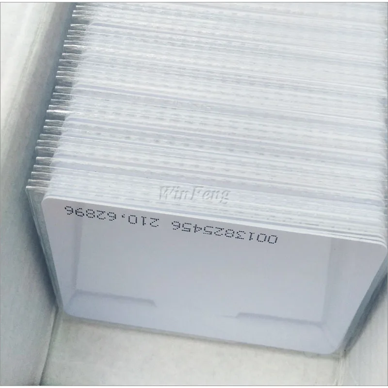 1 шт. 125 кГц RFID карта EM4100 TK4100 Пластиковые идентификационные карты 0 8 мм тонкая