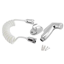 Handheld Portable Diaper Bidet Toilet Shattaf Sprayer Kit Bathroom Toilet Bidet Shower Head Nozzle Faucet Sprinkler hand sprayer golden black bath shower set faucet in wall rainfall head bathroom shower mixer swivel spout toilet sprayer bidet shattaf head