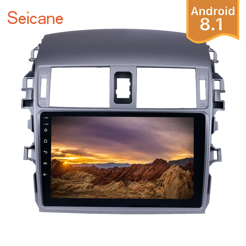 

Seicane 2Din 4-Core 1+16G Android 8.1 HD 9" Car GPS Autoradio Player Stereo For 2007 2008 2009 2010 Toyota OLD Corolla Head Unit
