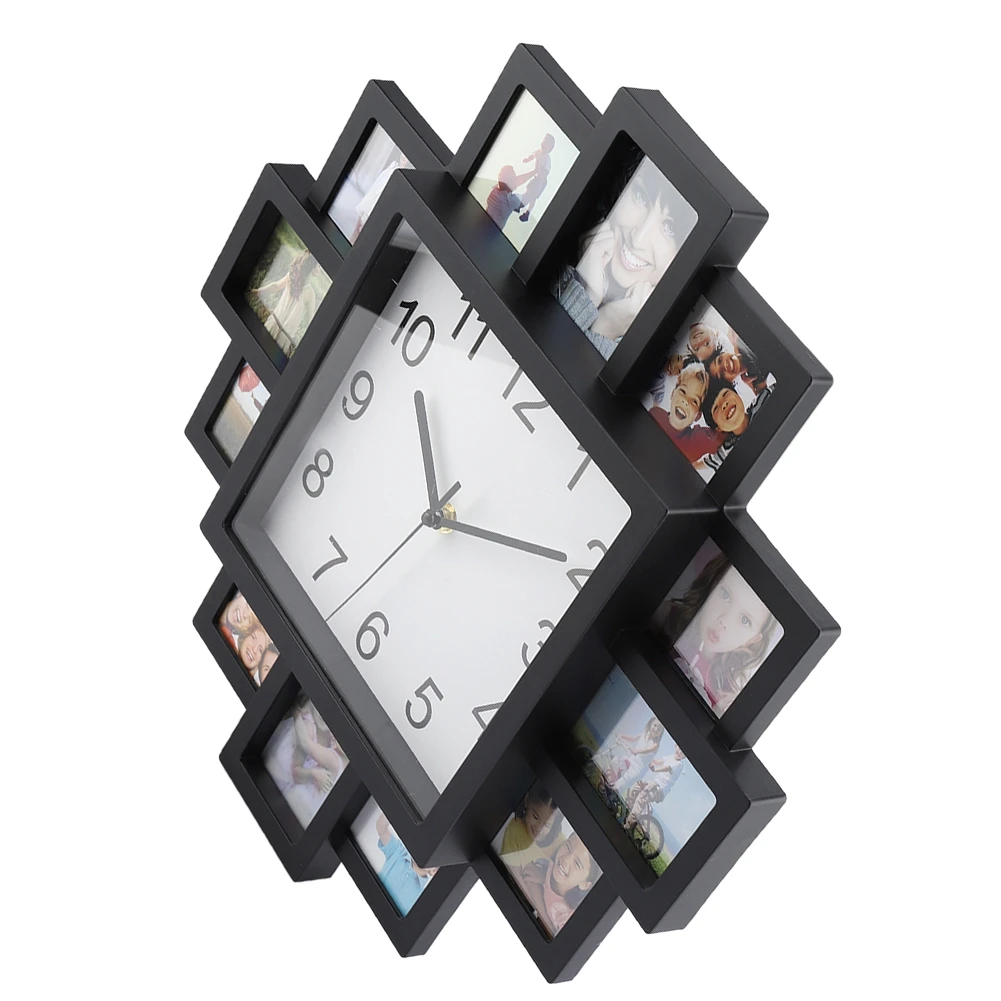 Настенные часы с фоторамкой, новинка, DIY современный дизайн, художественные картины, часы для гостиной, домашний декор, Horloge
