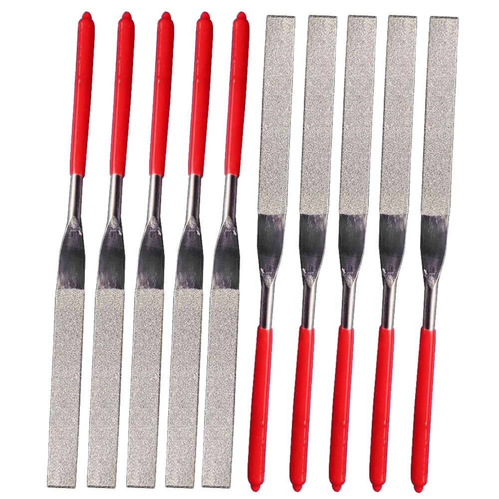 

Shina 10pcs 5x180mm Half Round Diamond Grit File Set Sharpening For Wood Metal Plastic