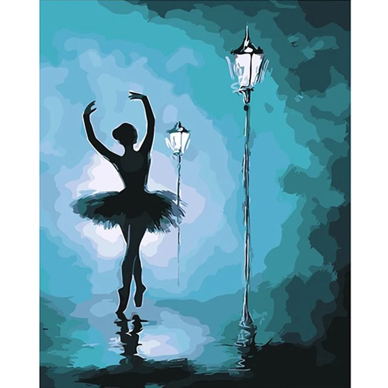 

Coloring By Numbers Frameworks Painting By Numbers Pictures Home Decor Canvas Decorations Dancing Performance Pictures