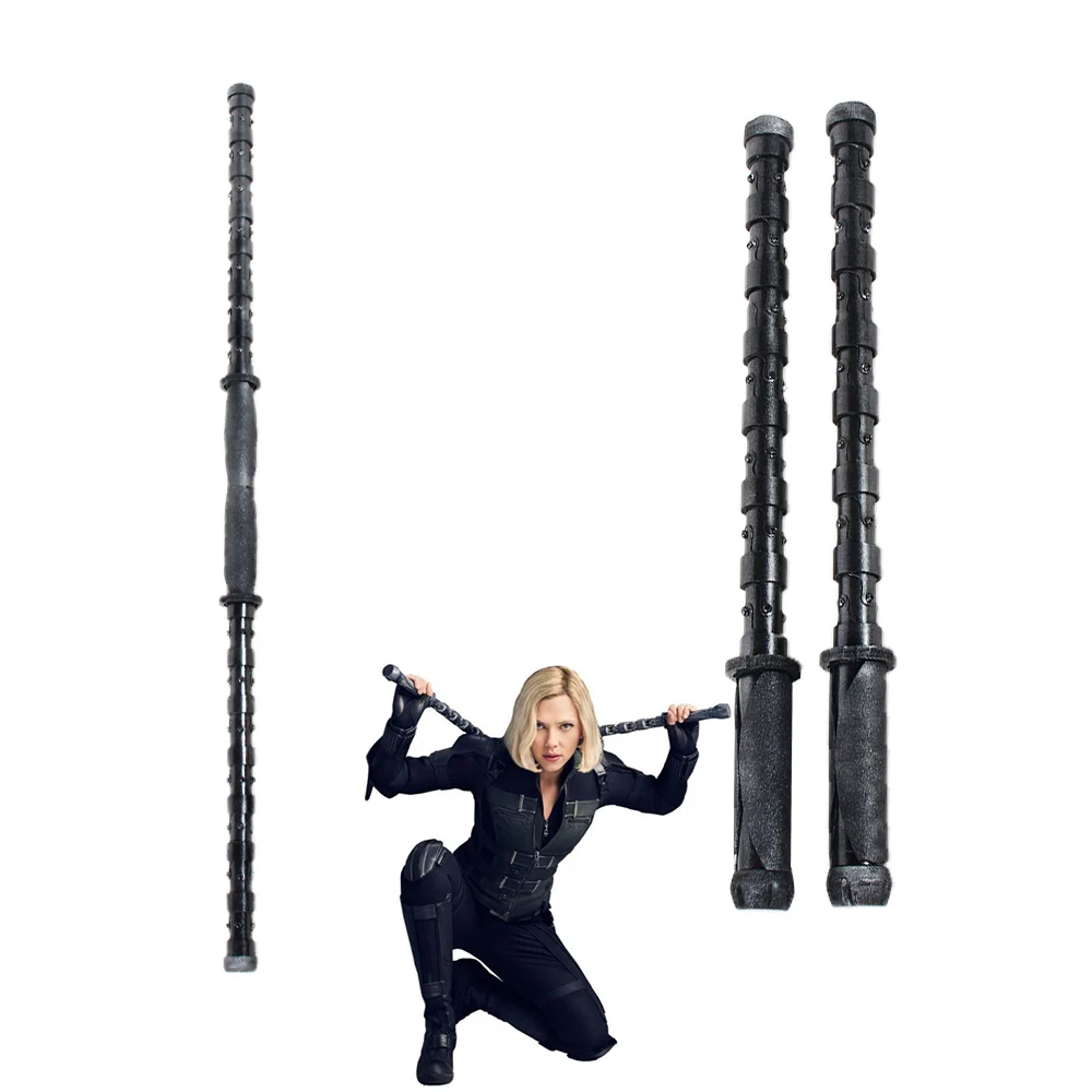 

Avengers Infinity War Black Widow Electric Staff Batons Stick Weapon Cosplay Prop Detachable
