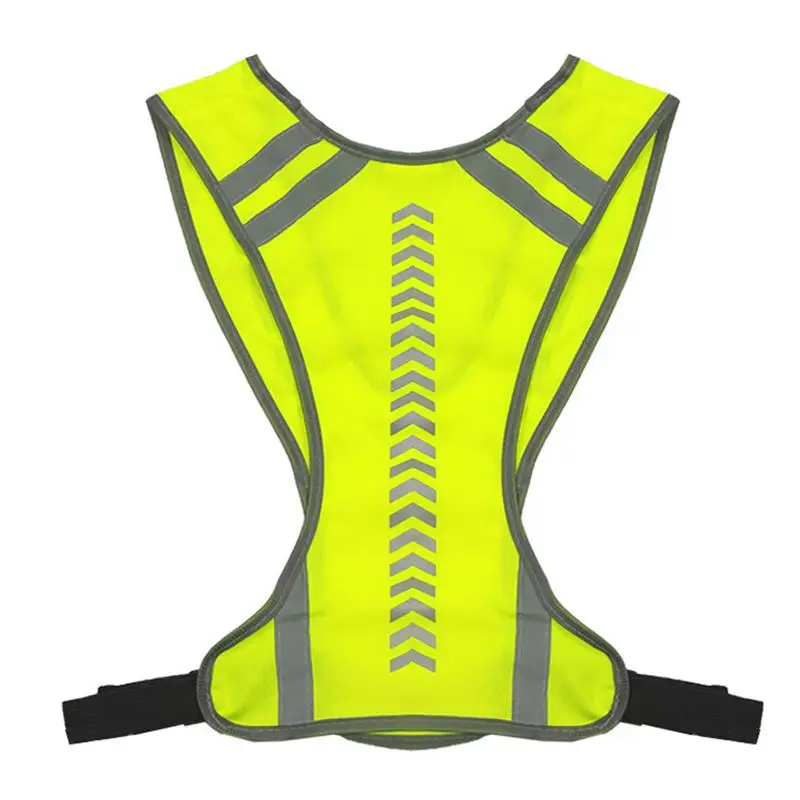 

Outdoor High Visibility Reflective Vest Unisex Night Running Cycling Warning Safety Vest for Running Jogging Riding