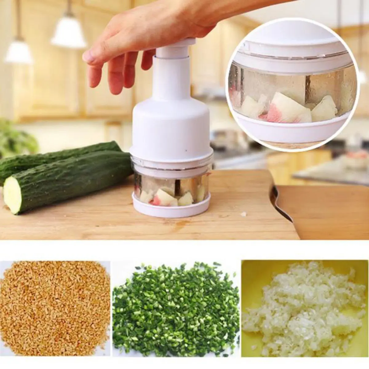 Vegetable Garlic Presses Dicer Onion Presser Crusher Food Slicer Peeler