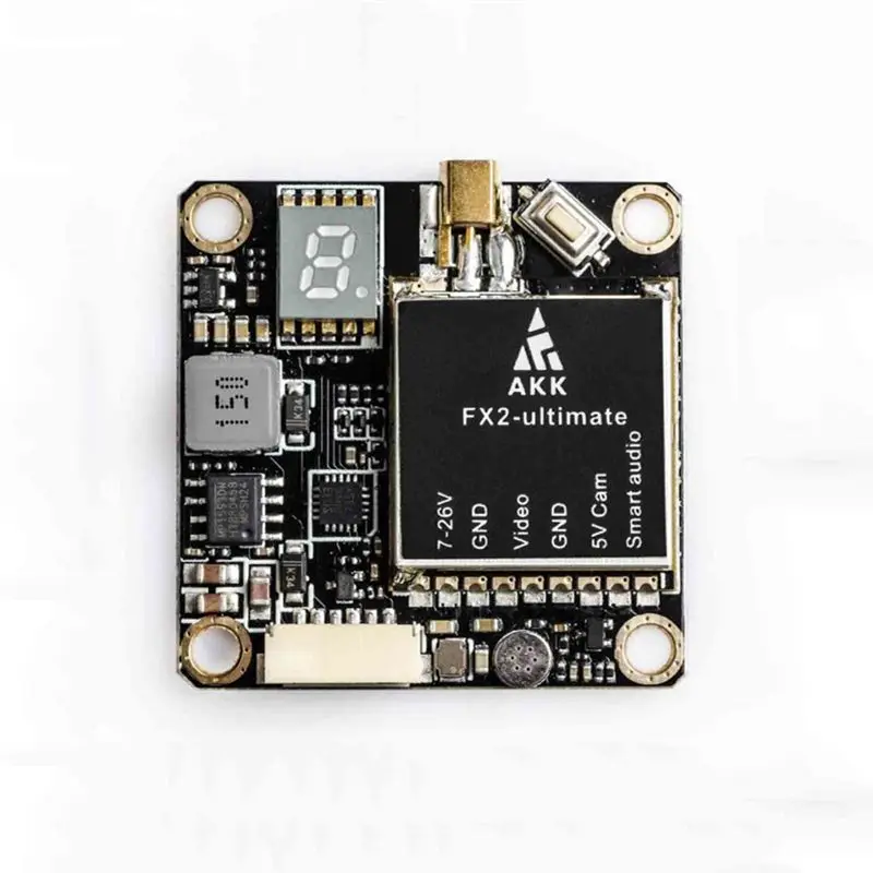 

AKK FX2 Internation Version 5.8GHz 40CH 25mW/200mW/600mW/1000mW Switchable FPV Transmitter for RC Models Drone