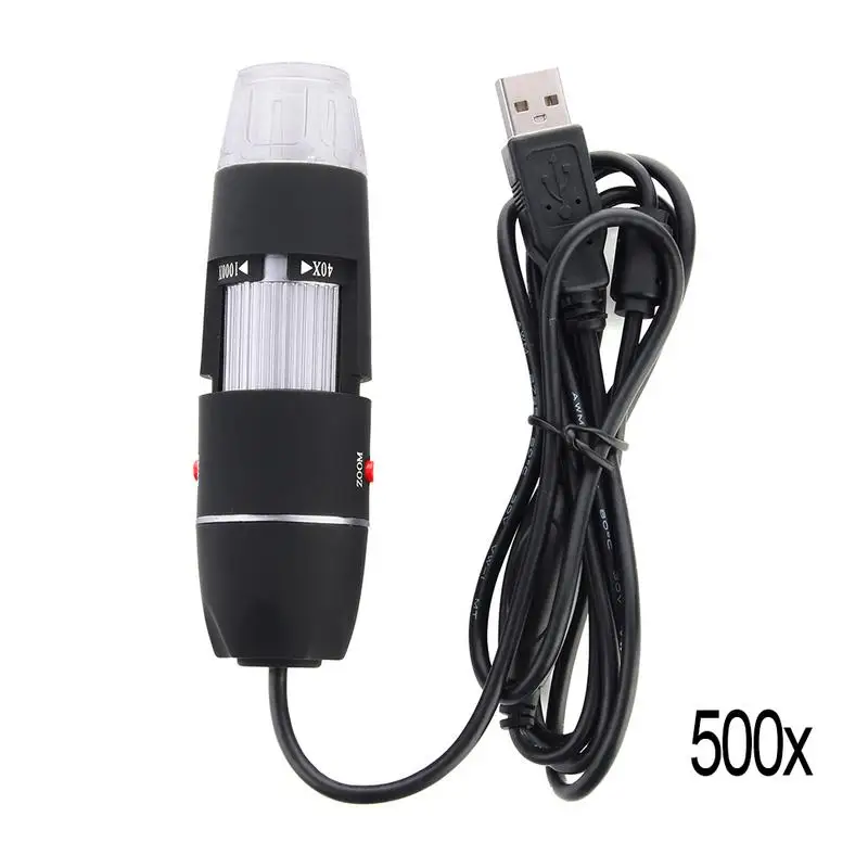 500X 1000X 1600X 8 СВЕТОДИОДНЫЙ Цифровой Микроскоп USB эндоскоп камера микроскопия Лупа