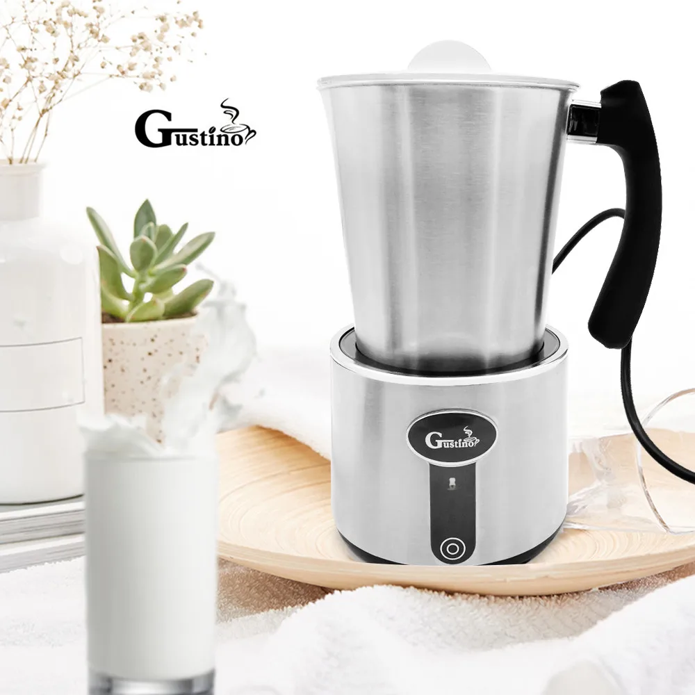 

Gustino GS-506 Portable Electric Coffee Maker Automatic Milk Frother Foamer Frothing Heating Milk Warmer Coffee Maker Machine