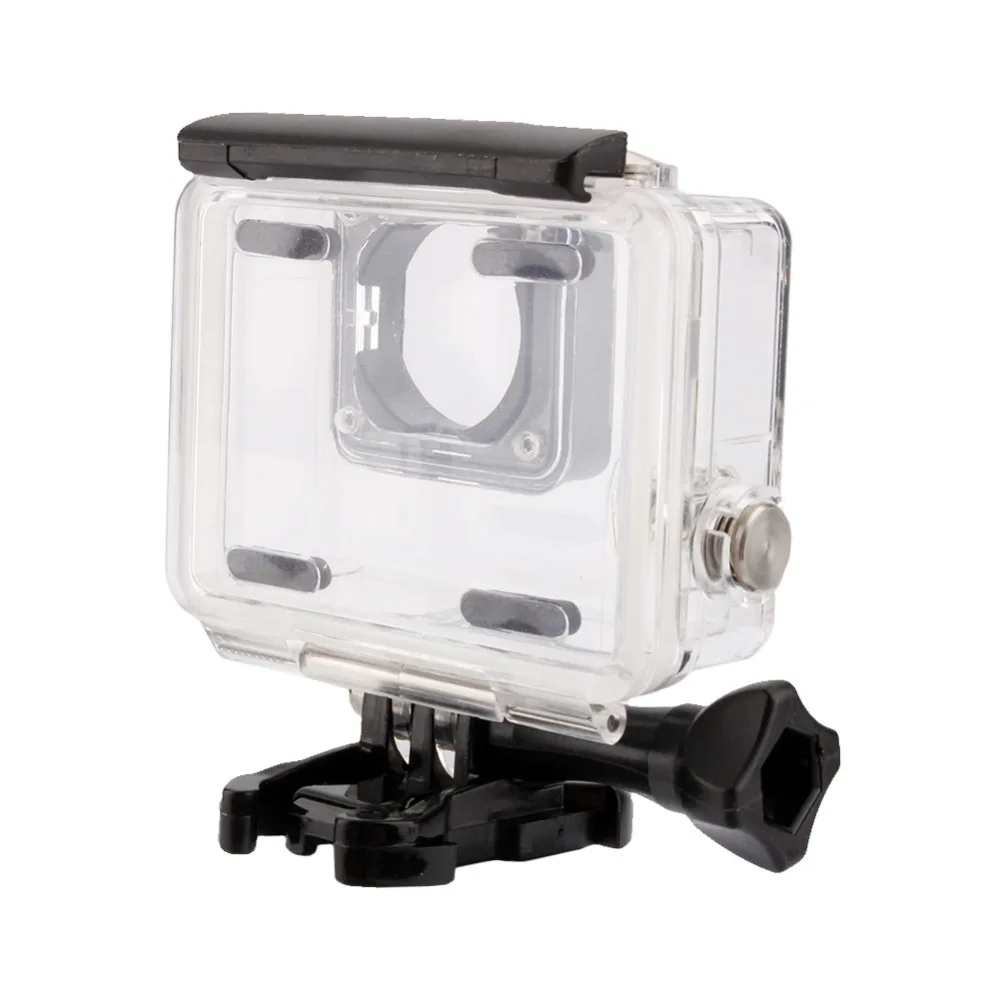Go Pro аксессуары водонепроницаемый корпус чехол для Gopro Hero 3 +/4 подводный дайвинг