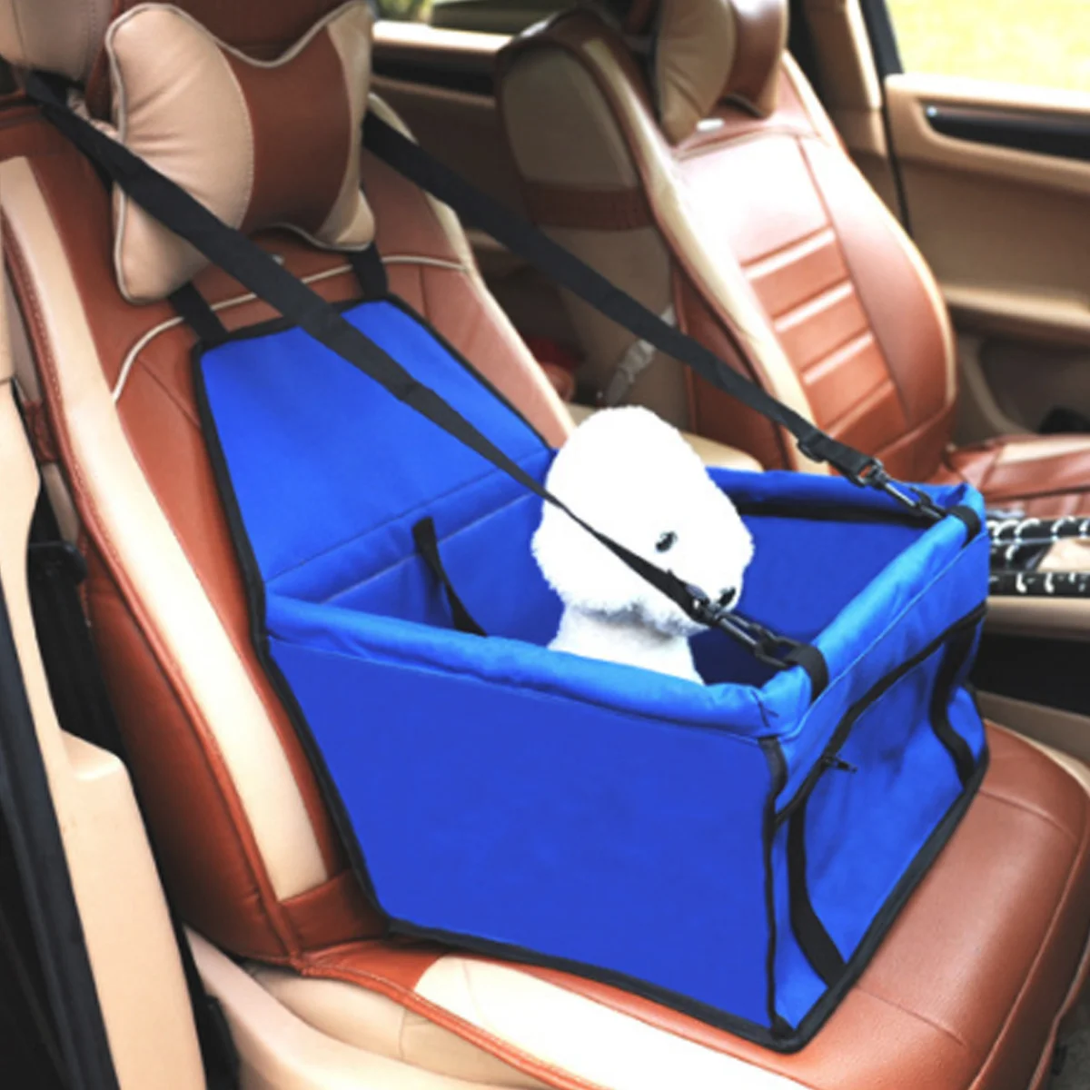 Goedkoop Vouwen Hond Kat Autostoel Bag Carriers Pet Carrier Veiligheid Mesh Dog Car Seat Protector Hond Mat Deken Auto dragers Voor Huisdier