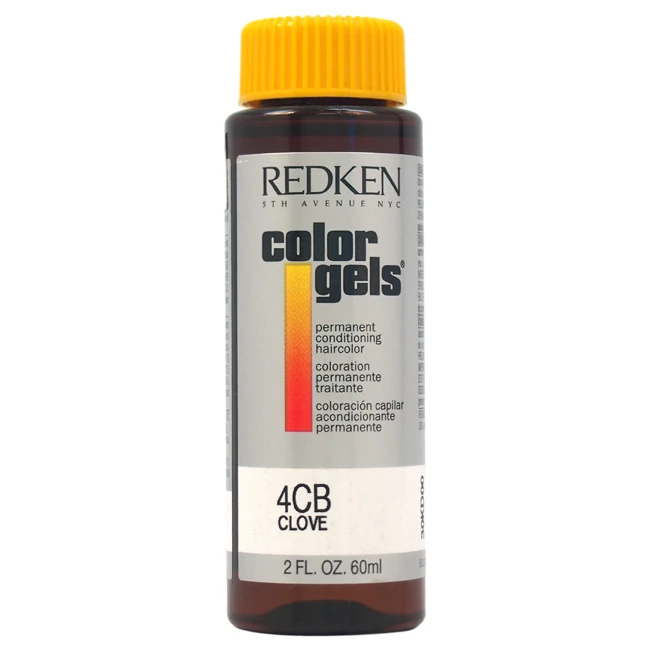 Color Gels Permanent Conditioning Haircolor 4CB Clove by Redken for
